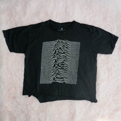 Joy Division Unknown Pleasures Japan Semi Cropped Tee