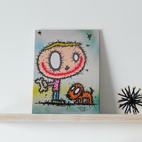 🐶 Painting by Celipe Perroloco "Best friends"  - Thumbnail 3