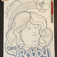 DANG IT, BOBBY pencil or ink art - Thumbnail 2