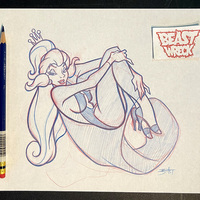 Various DRAGON'S LAIR pencil art - Thumbnail 7