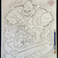 DONKEY KONG pencil artwork - Thumbnail 1