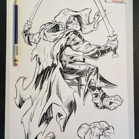 DRIZZT DO'URDEN ink artwork #2 - Thumbnail 1