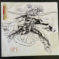 DRIZZT DO'URDEN ink artwork #4 - Thumbnail 1
