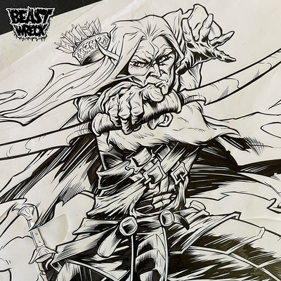 DRIZZT DO'URDEN ink artwork #4