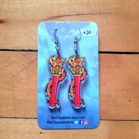 Sailor Senshi Scouts 1" Wand Earrings - Thumbnail 3