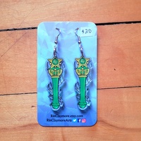 Sailor Senshi Scouts 1" Wand Earrings - Thumbnail 4