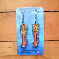 Sailor Senshi Scouts 1" Wand Earrings - Thumbnail 5