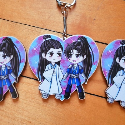 RanWan 3" Wooden Keychain