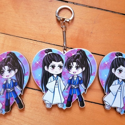 Ranwan 3" wooden keychain