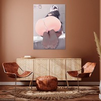 photo poster,anime,beautiful girl.A1 size is 23.39 x 33.11 inches. - Thumbnail 2