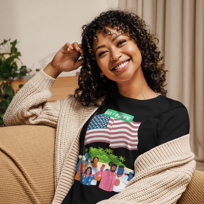 Us / pacific women's relaxed t-shirt