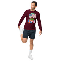 US / Pacific Unisex Long Sleeve Tee - Thumbnail 13