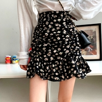 Stunning Floral Glamor Ruffle Layered Mini A-LINE Dress Cute Rave Awesome - Thumbnail 3