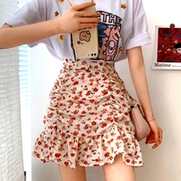 Stunning Floral Glamor Ruffle Layered Mini A-LINE Dress Cute Rave Awesome - Thumbnail 5