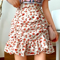 Stunning Floral Glamor Ruffle Layered Mini A-LINE Dress Cute Rave Awesome - Thumbnail 6