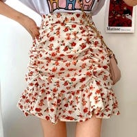 Stunning Floral Glamor Ruffle Layered Mini A-LINE Dress Cute Rave Awesome - Thumbnail 7