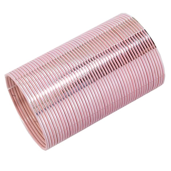 Handmade Baby Pink Color Metal Bangle bracelet Size 2.4, 2.6, 2.8, 36 PCS Bangle Set For Girls And Women