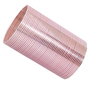 Handmade Baby Pink Color Metal Bangle bracelet Size 2.4, 2.6, 2.8, 36 PCS Bangle Set For Girls And Women-2