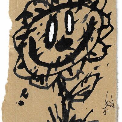 🌷drawing by celipe perroloco "happy flower"  - Thumbnail 4