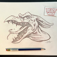 Various GODZILLA STICKERS pencil art - Thumbnail 11