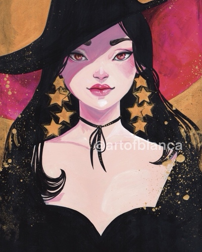 Golden Witch 8x10 Print
