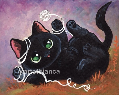 Cat Pun: FeLINE 8x10 Print