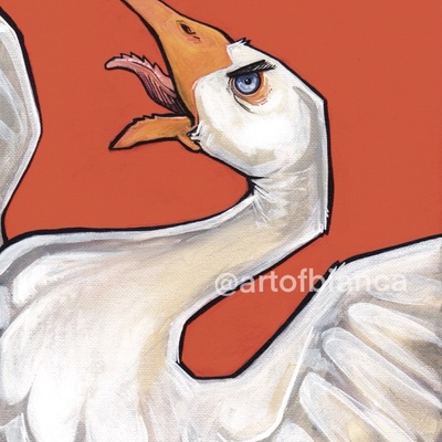 Rage goose 8x10 print