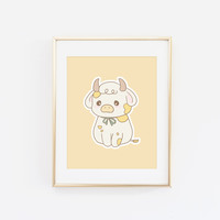 Rainbow Cow Print (Choose Your Color) - Thumbnail 2