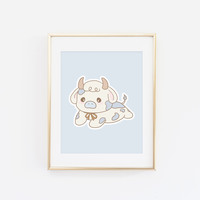 Rainbow Cow Print (Choose Your Color) - Thumbnail 6