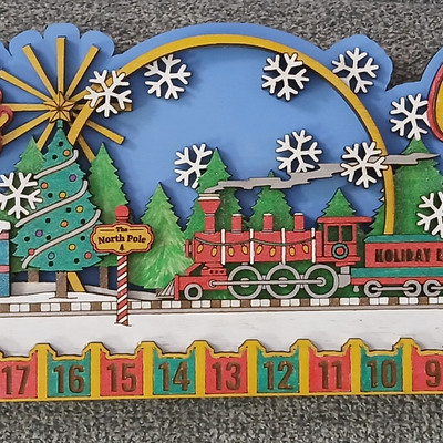 297 christmas countdown - train  - Thumbnail 2