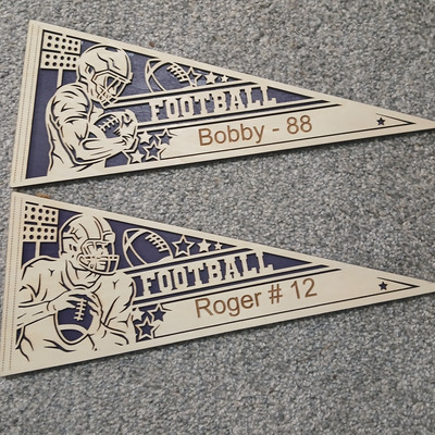 301 football pennant