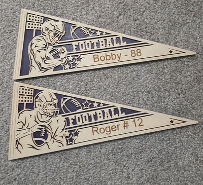 301 Football Pennant