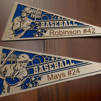 306 baseball pennant
