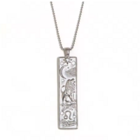 Rectangular Zodiac Pendant  - Thumbnail 4