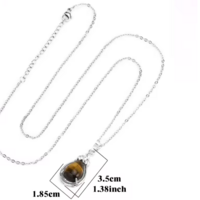 Water Drop Crystal Necklace  - Thumbnail 1