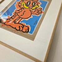 📺Painting by Celipe Perroloco "Corrupted Orange Cat"  - Thumbnail 2