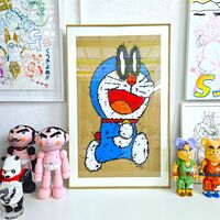 📺 Painting by Celipe Perroloco "Cosmic Cat"  - Thumbnail 7