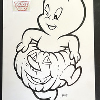 HALLO-WIENER (CASPER) ink art - Thumbnail 1