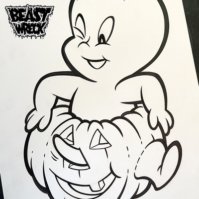 HALLO-WIENER (CASPER) ink art