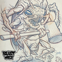 HAMMERBUG rough pencil art - Thumbnail 1