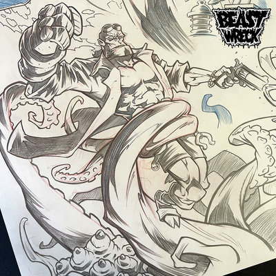 HELLBOY 30th Anniv. pencil art