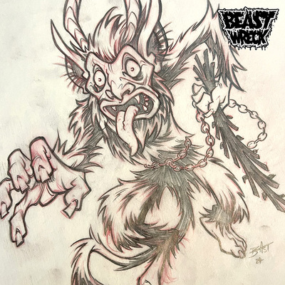KRAMPUS CHALLENGE pencil art