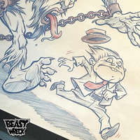 KRAMPUS CHASE pencil art - Thumbnail 2