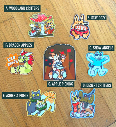 FALL/WINTER 2024 Stickers