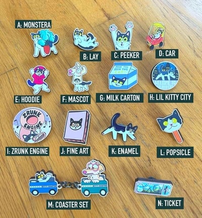 LIL KITTY Pins