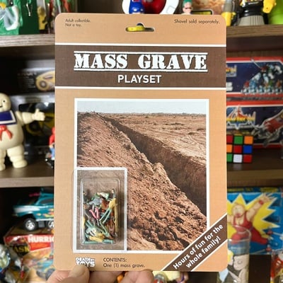 Group burial playset 