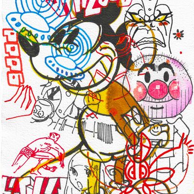 Drawing by judas arrieta "space mouse" 