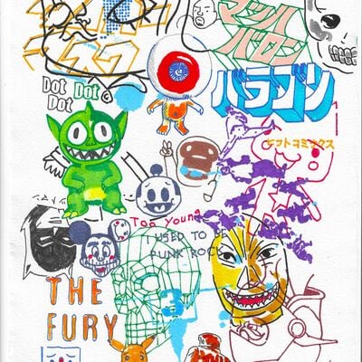 Drawing by judas arrieta  "dotdotdot"