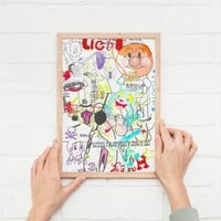 Drawing by Judas Arrieta "The Savage Group" - Thumbnail 5