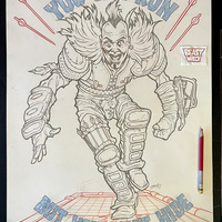 MAD MAX: WEZ rough pencil art - Thumbnail 1